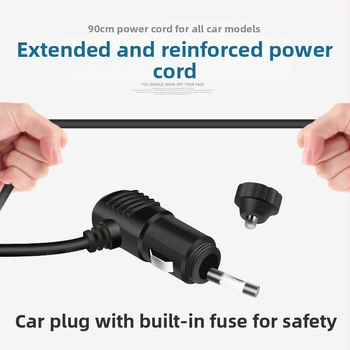 Automobilski ventilator s dvostrukim USB punjenjem, 12V/24V, za kamione, dvostruke rotirajuće glave
