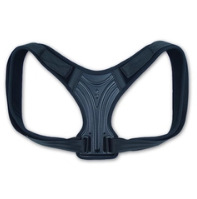 Pojas za korekciju kifoze, nevidljivi unutarnji sloj, dizajn s otvorenim ramenima, model D8, Smoked Ebel