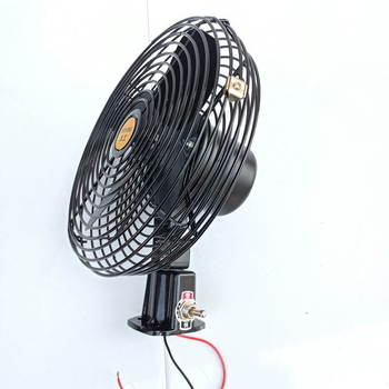 Metalni ventilator za vozila, za viljuškare, bagere i kamione, 12V/24V, 15W