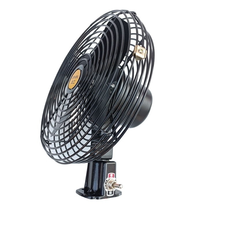Metalni ventilator za vozila, za viljuškare, bagere i kamione, 12V/24V, 15W