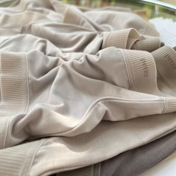 Chiloți damă tip boxer, modal, talie medie, respirabili, țesătură tricotată, 80% modal