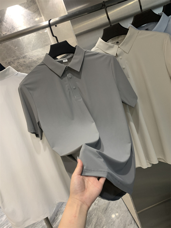 Ανδρικό κοντομάνικο polo πουκάμισο – Διαπνέον, Γρήγορο στέγνωμα, Υψηλή ελαστικότητα, Σφιχτή Εφαρμογή