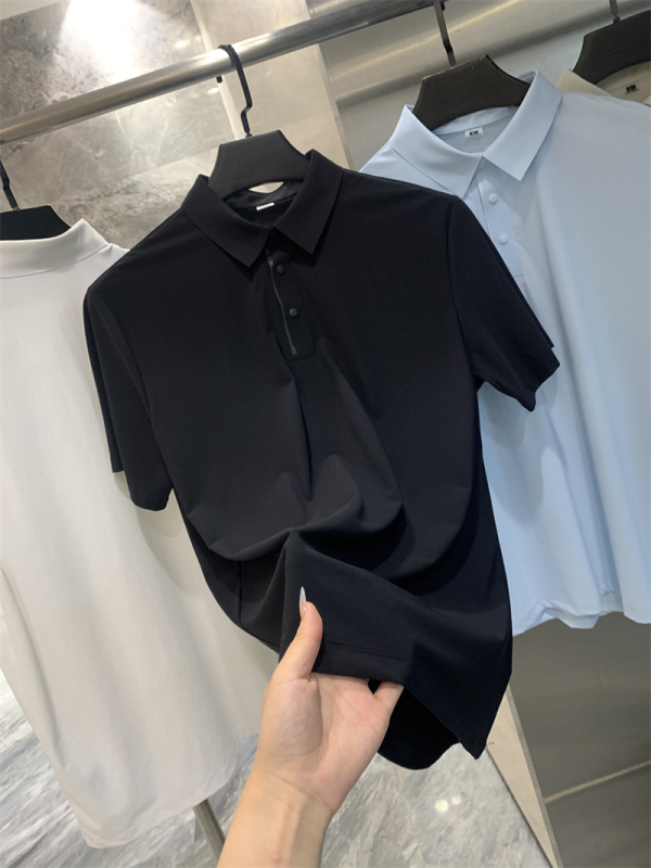 Ανδρικό κοντομάνικο polo πουκάμισο – Διαπνέον, Γρήγορο στέγνωμα, Υψηλή ελαστικότητα, Σφιχτή Εφαρμογή