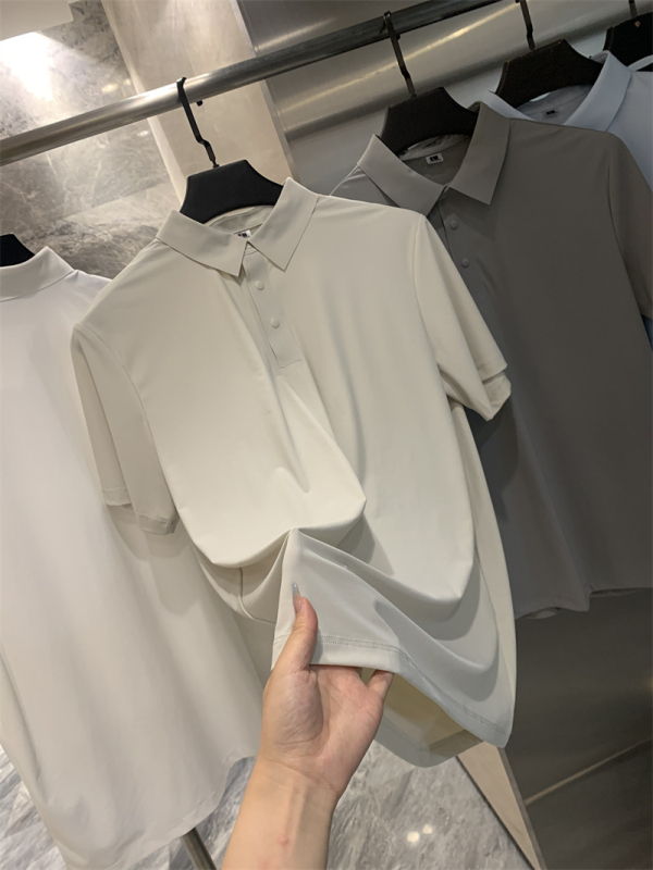 Ανδρικό κοντομάνικο polo πουκάμισο – Διαπνέον, Γρήγορο στέγνωμα, Υψηλή ελαστικότητα, Σφιχτή Εφαρμογή