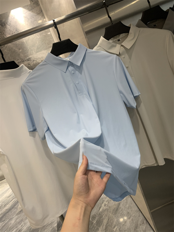 Ανδρικό κοντομάνικο polo πουκάμισο – Διαπνέον, Γρήγορο στέγνωμα, Υψηλή ελαστικότητα, Σφιχτή Εφαρμογή