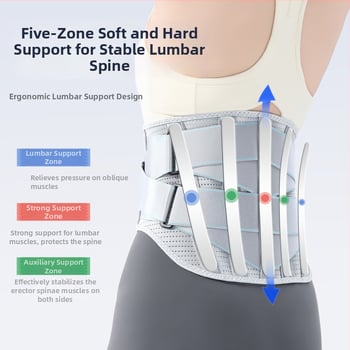 Колан за талията за защита и опора, полиестер, за възрастни, подходящ за катерене, бягане и колоездене