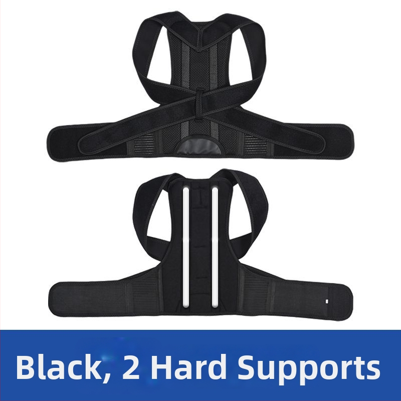 Pás na korekciu držania tela pre dospelých, polyestrové vlákno, BBBD07, nastaviteľný ramenný popruh, vhodný na basketbal