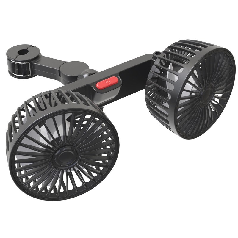 Automobilski ventilator - USB napajan, za stražnje sjedalo, univerzalni, snažan, višestruke namjene