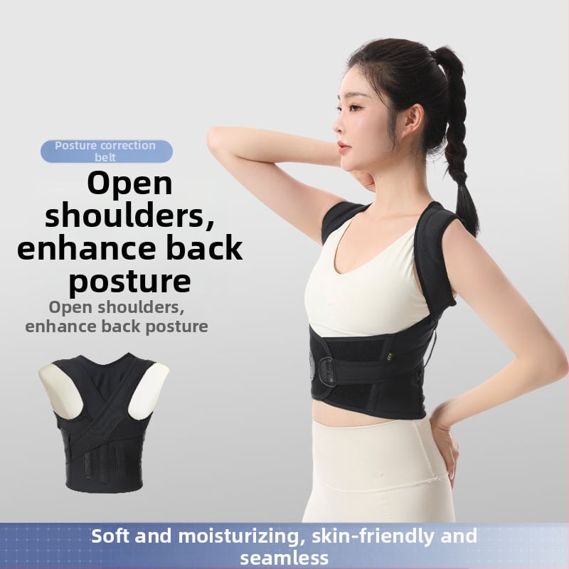 Testtartás-korrektor öv gerinc-támogatással – állítható, légáteresztő, modell Three Keels, felnőtteknek