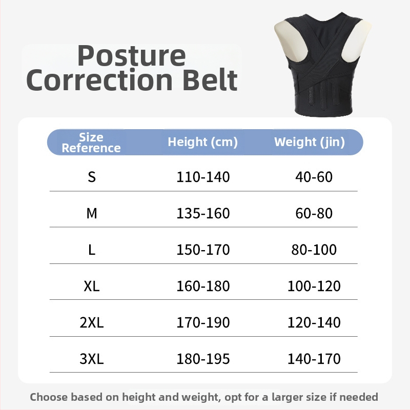 Testtartás-korrektor öv gerinc-támogatással – állítható, légáteresztő, modell Three Keels, felnőtteknek