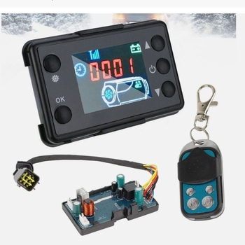 Xinsite automobilski grijač s LED LCD zaslonom i daljinskim upravljanjem, 12V-24V univerzalno