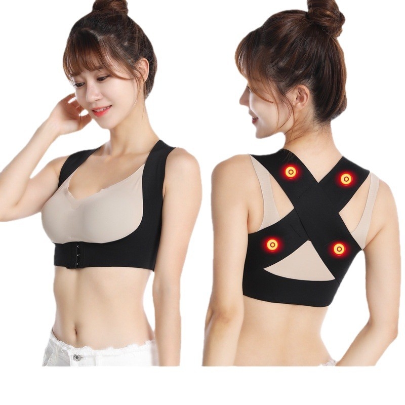 Női hátsó tartásjavító, légáteresztő, varrat nélküli melltartó-támasz, CNAS tanúsítvány, márka samepeak, modell Light skin 2, hát számára, állítható támogatás