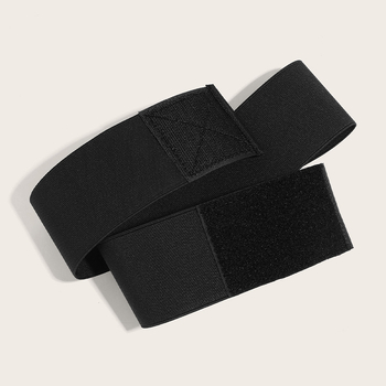 Curea elastică pentru talie pentru femei cu închidere Velcro, material textil, lățime peste 4 cm