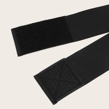 Curea elastică pentru talie pentru femei cu închidere Velcro, material textil, lățime peste 4 cm
