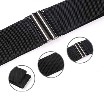 Curea de talie elastică pentru rochii și paltoane, stil coreean, cataramă din aliaj, închidere cu nasture, lățime peste 4 cm, primăvara 2025