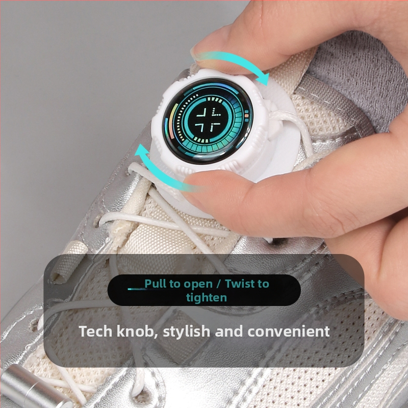 Bežecké tenisky s otočným tlačidlom pre bezviazkové šnurovanie, okrúhle šnúrky, priemer šnúr 0,15 cm, dĺžka šnúr 100 cm, model Xd351