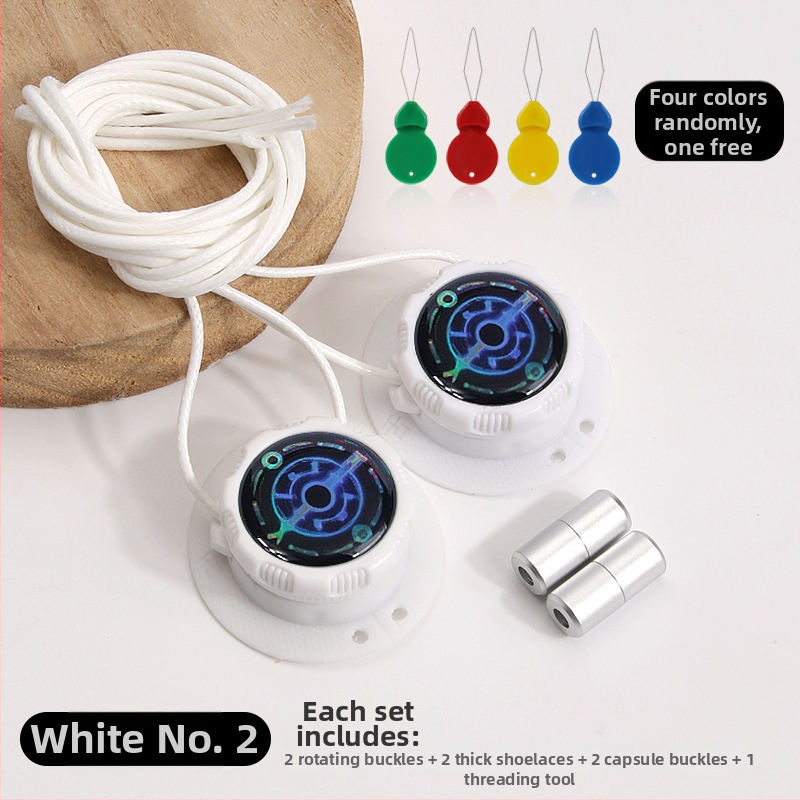 Αθλητικά παπούτσια για τρέξιμο με περιστρεφόμενο κουμπί χωρίς δέσιμο, κυκλικοί κορδόνες, πάχος κορδονιού 0,15 cm, μήκος κορδονιού 100 cm, μοντέλο Xd351