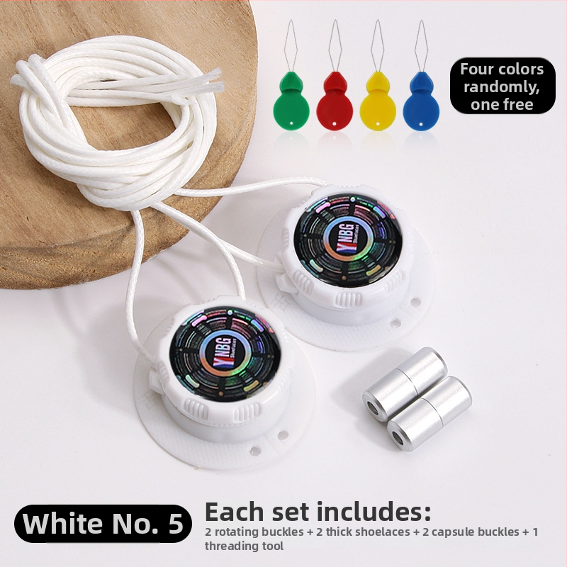 Αθλητικά παπούτσια για τρέξιμο με περιστρεφόμενο κουμπί χωρίς δέσιμο, κυκλικοί κορδόνες, πάχος κορδονιού 0,15 cm, μήκος κορδονιού 100 cm, μοντέλο Xd351