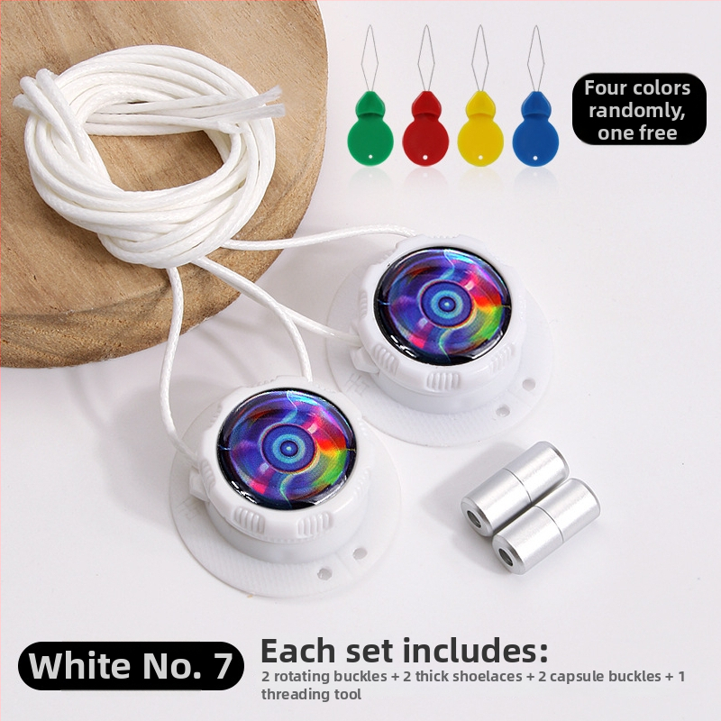 Αθλητικά παπούτσια για τρέξιμο με περιστρεφόμενο κουμπί χωρίς δέσιμο, κυκλικοί κορδόνες, πάχος κορδονιού 0,15 cm, μήκος κορδονιού 100 cm, μοντέλο Xd351