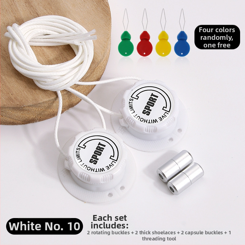 Αθλητικά παπούτσια για τρέξιμο με περιστρεφόμενο κουμπί χωρίς δέσιμο, κυκλικοί κορδόνες, πάχος κορδονιού 0,15 cm, μήκος κορδονιού 100 cm, μοντέλο Xd351