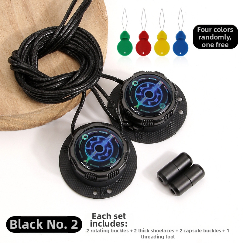 Αθλητικά παπούτσια για τρέξιμο με περιστρεφόμενο κουμπί χωρίς δέσιμο, κυκλικοί κορδόνες, πάχος κορδονιού 0,15 cm, μήκος κορδονιού 100 cm, μοντέλο Xd351