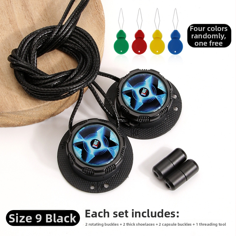 Αθλητικά παπούτσια για τρέξιμο με περιστρεφόμενο κουμπί χωρίς δέσιμο, κυκλικοί κορδόνες, πάχος κορδονιού 0,15 cm, μήκος κορδονιού 100 cm, μοντέλο Xd351