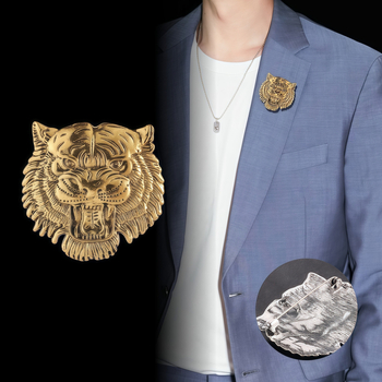 Broš od legure, zodijak motiv, unisex, elektroplatirani dodatak