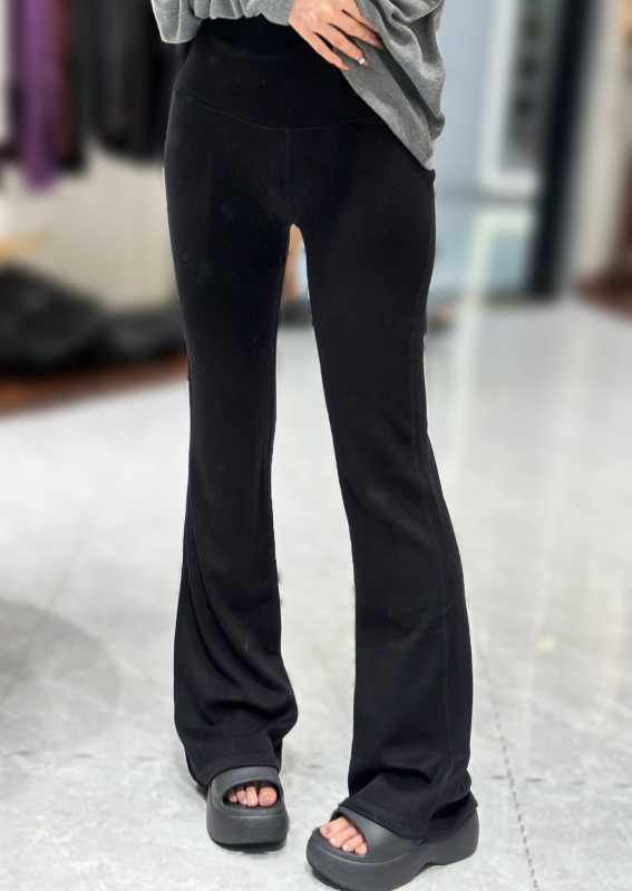 Ženske bootcut tajice za jogu od Derong velura, uski kroj, visoka elastičnost, srednja debljina