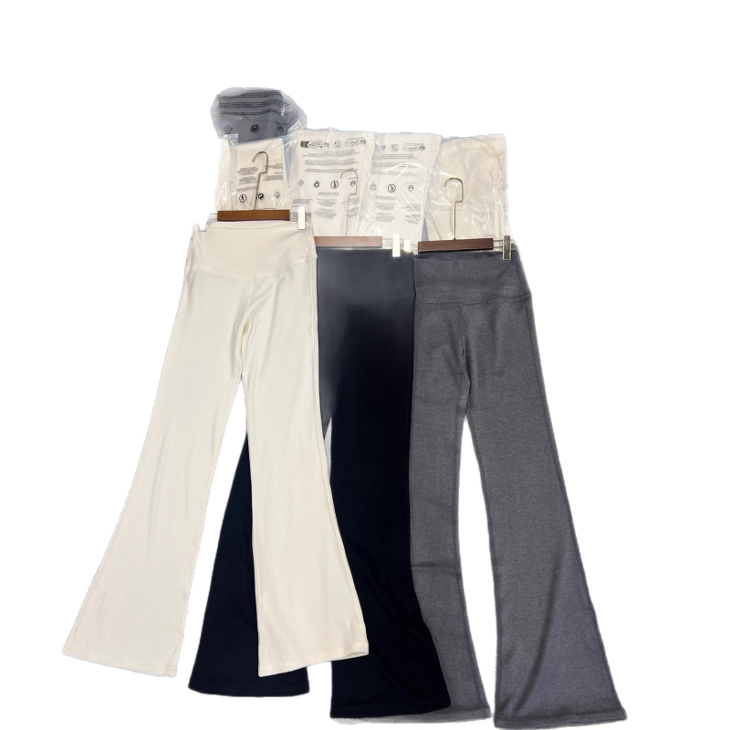 Ženske bootcut tajice za jogu od Derong velura, uski kroj, visoka elastičnost, srednja debljina