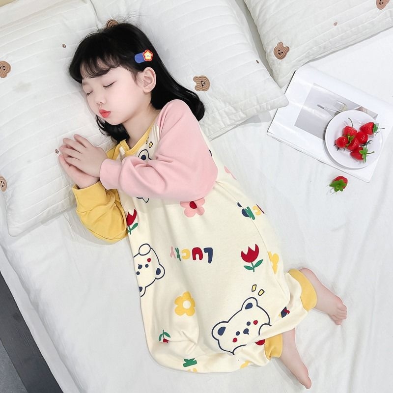 Παιδική πυτζάμα Corduroy για νεογέννητα κορίτσια — καρτούν στυλ, γούνινο τρίχωμα κουνελιού 51–70%, χειμερινά οικιακά ρούχα