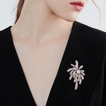 Broska inspirisana vatrometom, legura, cvjetno-geometrijski dizajn, elektroplatiranje, Novi kineski stil; memorialna, dekorativna i poklon.