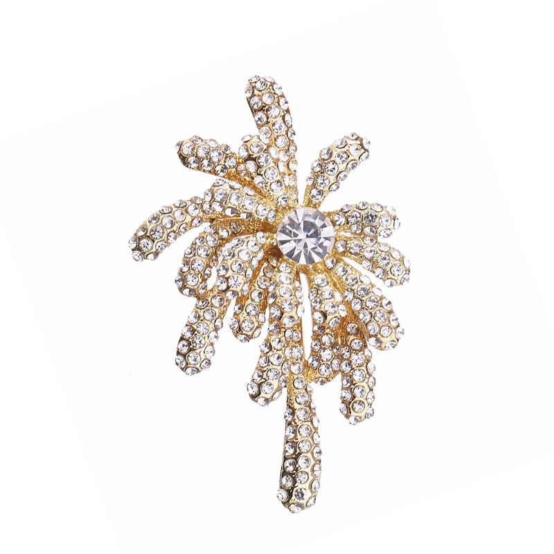 Broska inspirisana vatrometom, legura, cvjetno-geometrijski dizajn, elektroplatiranje, Novi kineski stil; memorialna, dekorativna i poklon.