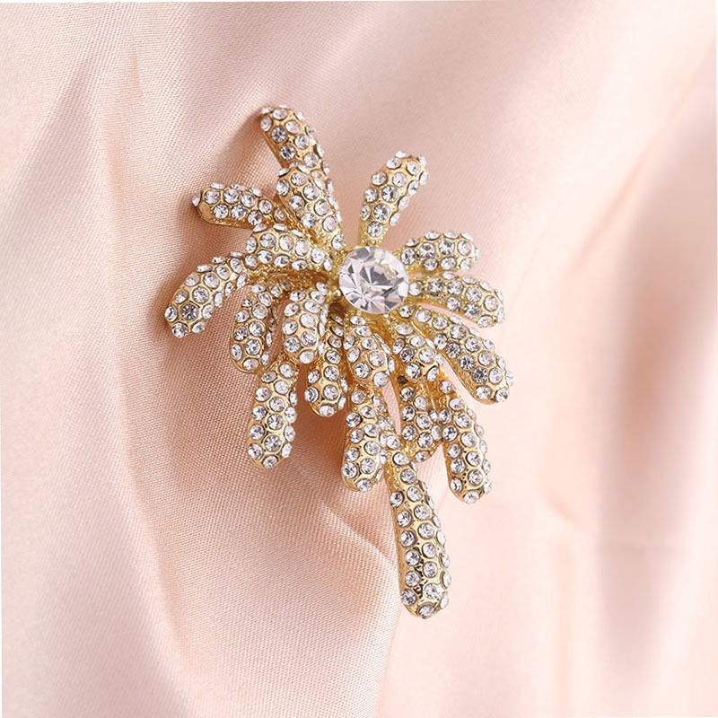 Broska inspirisana vatrometom, legura, cvjetno-geometrijski dizajn, elektroplatiranje, Novi kineski stil; memorialna, dekorativna i poklon.