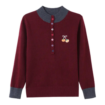 Vuneni pulover bez rukava sa stojećim ovratnikom, pleteni, srednje debljine, tkanina Andy Velvet