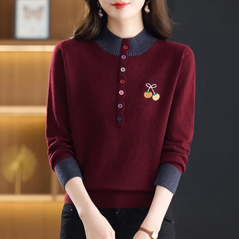 Vuneni pulover bez rukava sa stojećim ovratnikom, pleteni, srednje debljine, tkanina Andy Velvet