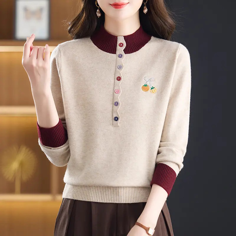 Vuneni pulover bez rukava sa stojećim ovratnikom, pleteni, srednje debljine, tkanina Andy Velvet