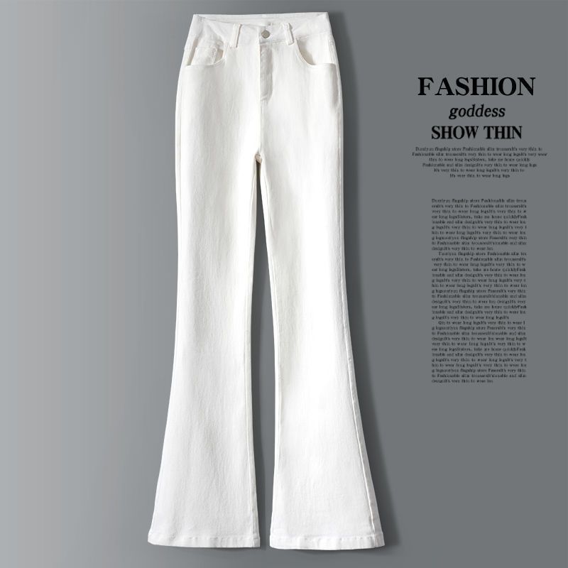 Traperice s kliznim krojem, visokim pojasom, fleece podstava, pamuk denim 70-80%