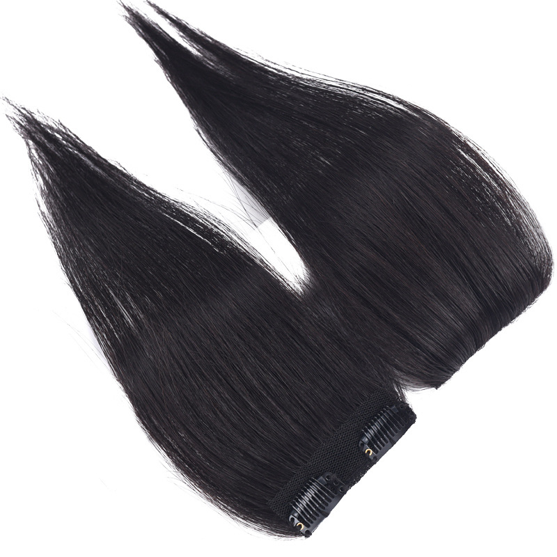 Ručni tkani dodatak za kosu od pravih vlasi, ravna kosa, pogodna za bojanje i trajnu