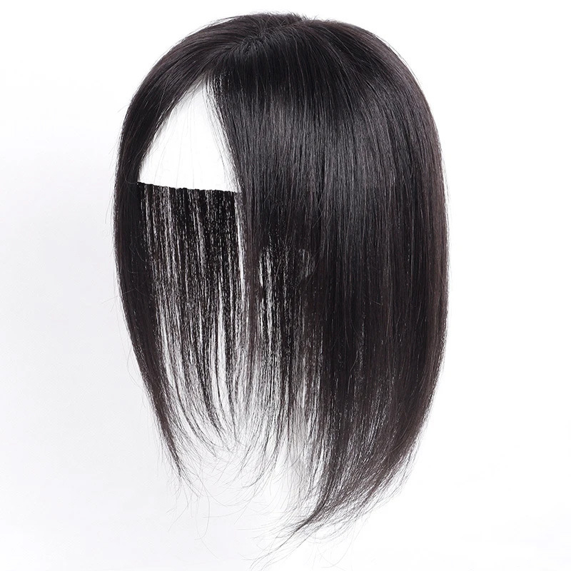 Topper za kosu za žene s pravim kosom, ravna kosa za volumen i prekrivanje sijede, model Acupuncture 10x12, može se obojiti