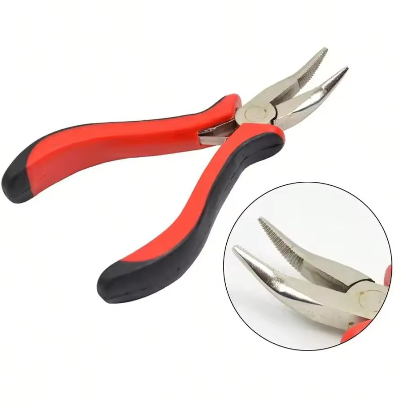 Set alata za nadogradnju kose s kliještima zakrivljenog vrha, kukičarskom iglom i uređajem za prolaženje vlasi — marka Dai cool wig; materijal kose: žica visoke temperature; tehnologija obrade: mehanizam