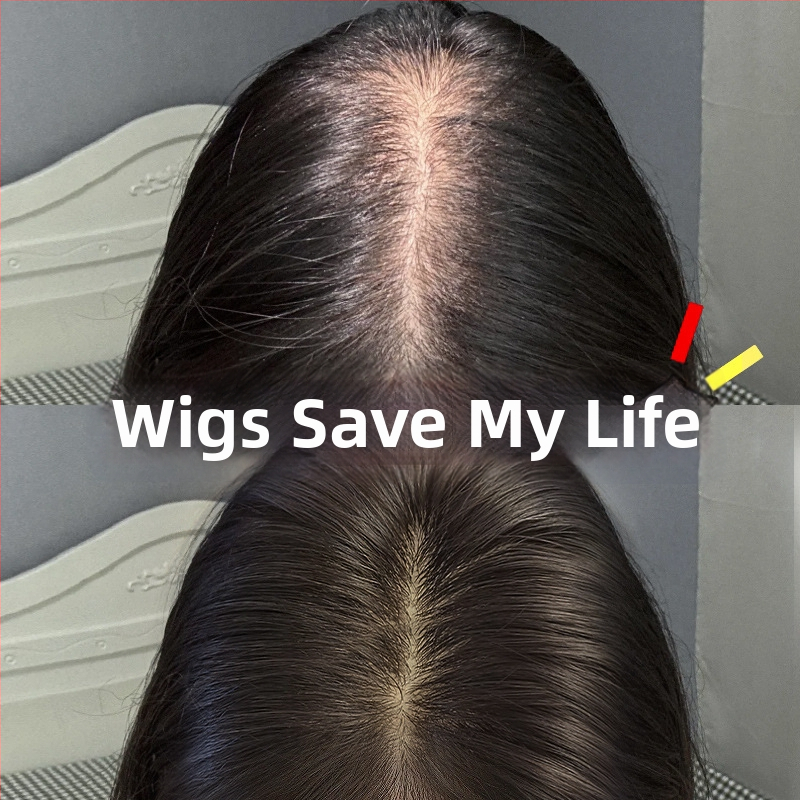 Piesă de păr din păr real pentru volum în creștet și acoperire a firelor albe; drept; poate fi vopsită și permedată