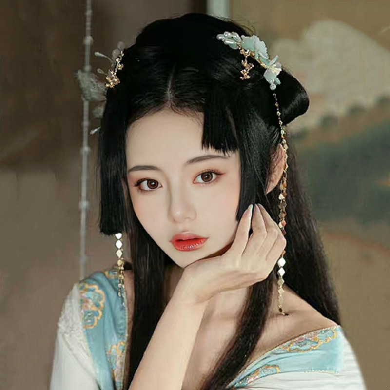 Baifumei GZ1082 ravni dio kose za periku, vlakna visoke temperature, bojanje bez zagrijavanja