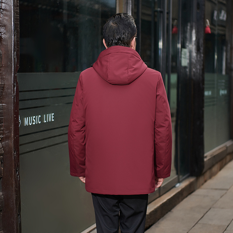 Gólya tollas dzseki levehető béléssel – akril külső anyag, extra vastagságú 501–600 g/m², hőszigetelő bélés, melegen tart