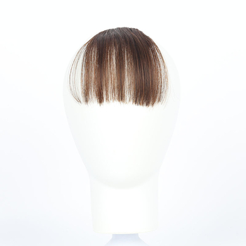 Perucă cu breton aerian, model Air bangs, fir rezistent la temperaturi înalte, poate fi vopsită