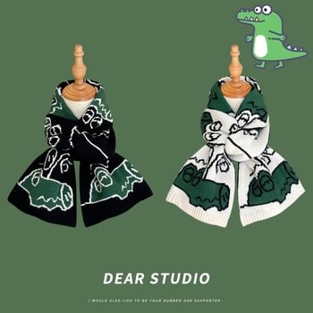 Дамски зимен шал, права тъкан, изкуствен кашмир, акрилно-вискозна смес, плетен жакард, марка Yabibi