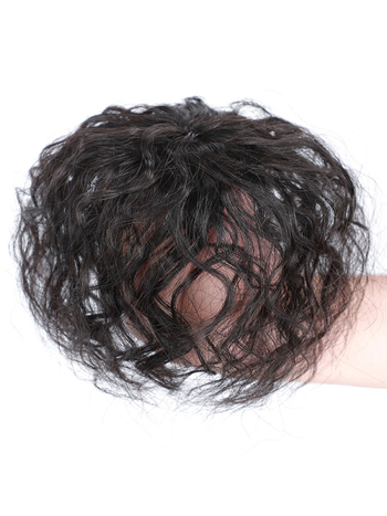 Parika za žene – dodatak za prekrivanje sijede kose s bangs, kratki volumenski stil; vlakno otporno na visoku temperaturu; model: Corn Hot Reissue Block; za žene; nije pogodno za bojanje