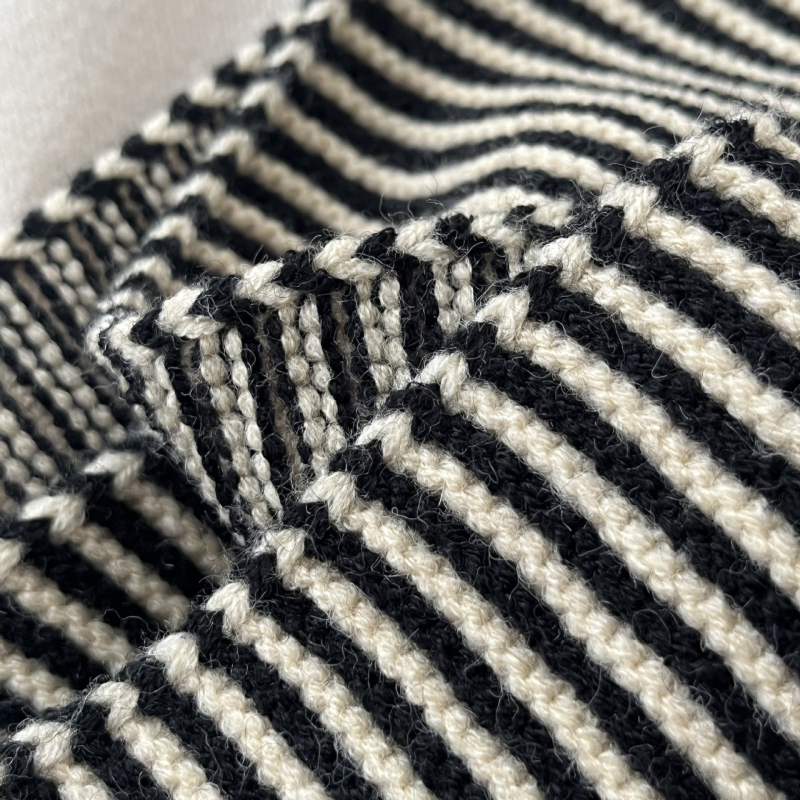 Šal s prugama od pletenog materijala za jesen-zimu, klasični ležerni stil, warp pletenje, vuna, zadržava toplinu