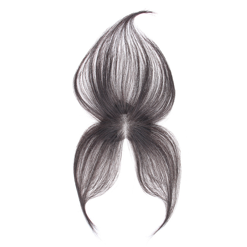 Paróka emberi hajból, teljesen kézzel szőtt, egyenes haj, modell F711, festhető