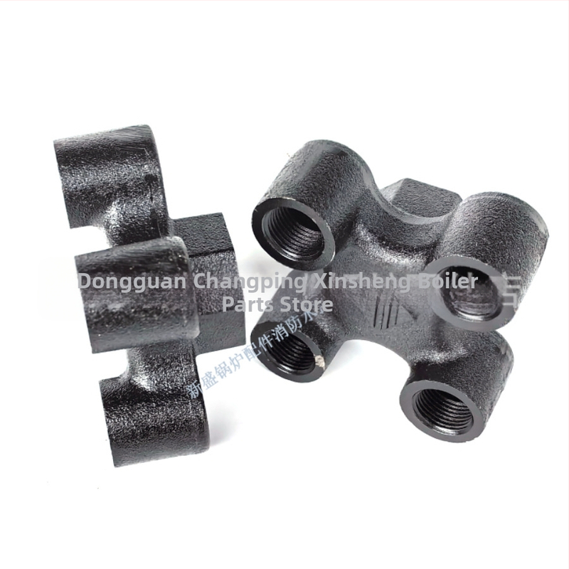 Rozdeľovač so štyrmi čeľusťami pre pomocné zariadenia vstrekovania — liatina, vnútorný závit, pracovná teplota 200°C, médium: voda alebo olej