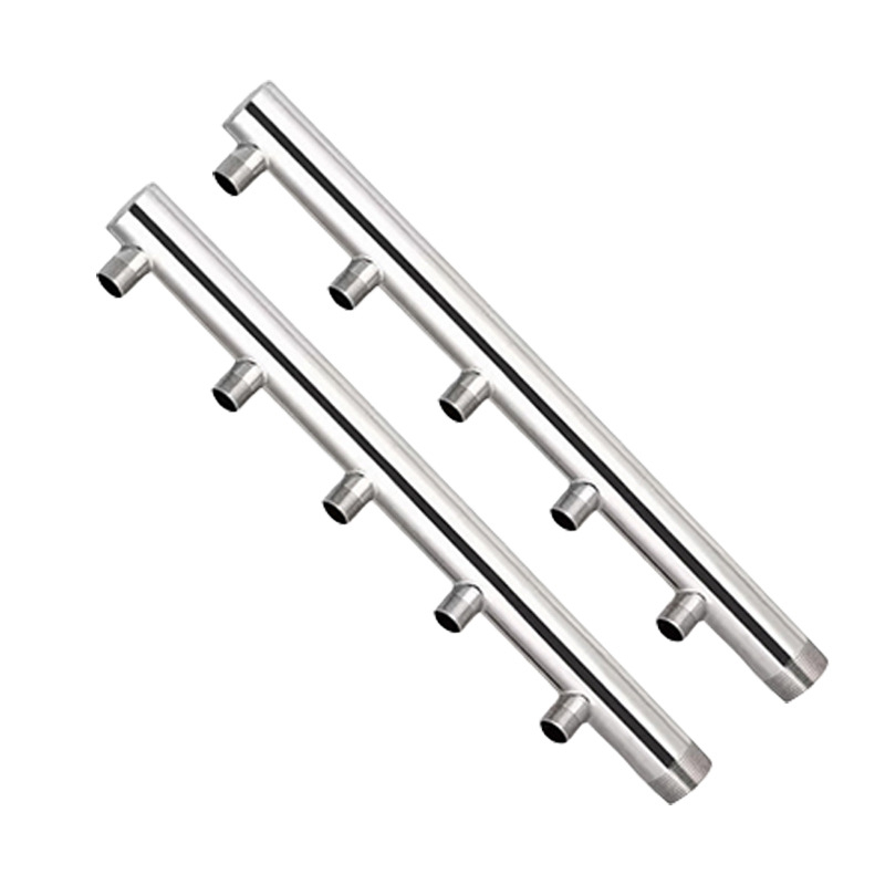 Rozdelovač vody, 304 nerezová oceľ, montáž socket, 15 mm priemer potrubia, 0–100°C